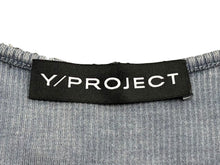 Load image into Gallery viewer, 極美品 Y/Project ワイプロジェクト 2024SS INVISIBLE STRAP DRESS インビシブル ストラップ ドレス ブルーアシッド ウォッシュ サイズS 4b010622