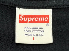 Load image into Gallery viewer, SUPREME シュプリーム 半袖Tシャツ 19FW Save The Planet Tee ブラック レッド ホワイト コットン サイズL 美品 中古 4b010633