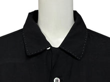 Load image into Gallery viewer, John UNDERCOVER ジョンアンダーカバー トラ刺繍テンセル シャツ サイズ２ カラー ブラック 美品 中古 4b010641