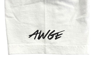 新品未使用品 AWGE STOP SNITCHIN A$AP ROCKY エイサップロッキー 半袖 Ｔシャツ ホワイト レッド コットン サイズL 中古 4b011195