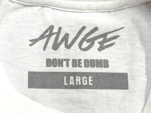 新品未使用品 AWGE STOP SNITCHIN A$AP ROCKY エイサップロッキー 半袖 Ｔシャツ ホワイト レッド コットン サイズL 中古 4b011195