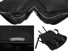画像をギャラリービューアに読み込む, 極美品 CHROME HEARTS クロムハーツ SHOULDER BAG LARGE ショルダーバッグ ラージ ガンスリンガー クロスボール ブラック 中古 4b010685