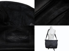 画像をギャラリービューアに読み込む, 極美品 CHROME HEARTS クロムハーツ SHOULDER BAG LARGE ショルダーバッグ ラージ ガンスリンガー クロスボール ブラック 中古 4b010685