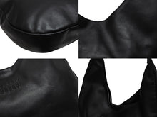 画像をギャラリービューアに読み込む, MIU MIU ミュウ ミュウ バック ワンショルダーバック レザー ホーボー バッグ ブラック 黒 美品 中古 010686
