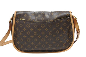 極美品 LOUIS VUITTON ルイヴィトン メニルモンタンMM ショルダーバッグ M40473 モノグラム ブラウン ゴールド金具 中古 4b010739