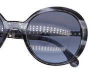 画像をギャラリービューアに読み込む, CHANEL シャネル サングラス アイウェア 5353-A c.1563/.S2 サイズ56□20 140 ココマーク グレー ブルー 美品 中古 4b010754