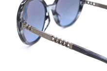 画像をギャラリービューアに読み込む, CHANEL シャネル サングラス アイウェア 5353-A c.1563/.S2 サイズ56□20 140 ココマーク グレー ブルー 美品 中古 4b010754