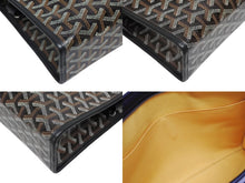 画像をギャラリービューアに読み込む, 極美品 GOYARD ゴヤール クラッチバッグ ジュバンスGM へリンボーン JOUVENGMLTY12CL12P ブラック シルバー金具 中古 4b010763