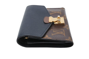 LOUIS VUITTON ルイヴィトン ポルトフォイユ パラス コンパクト 三つ折り財布 M67479 モノグラムキャンバス ブラウン ブラック 中古 4b010771