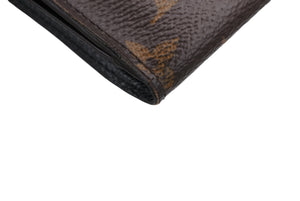 LOUIS VUITTON ルイヴィトン ポルトフォイユ パラス コンパクト 三つ折り財布 M67479 モノグラムキャンバス ブラウン ブラック 中古 4b010771