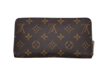 画像をギャラリービューアに読み込む, LOUIS VUITTON ルイヴィトン モノグラム ジッピーウォレット M60017 長財布 財布 ブラウン系 ゴールド金具 美品 中古 4b010772