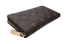 画像をギャラリービューアに読み込む, LOUIS VUITTON ルイヴィトン モノグラム ジッピーウォレット M60017 長財布 財布 ブラウン系 ゴールド金具 美品 中古 4b010772