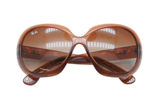 Load image into Gallery viewer, Ray-Ban レイバン サングラス JACKIE OHH Ⅱ ブラウン クリアブラウン アセテート プラスチック 717/13 RB4098 美品 中古 4b010775