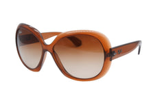 Load image into Gallery viewer, Ray-Ban レイバン サングラス JACKIE OHH Ⅱ ブラウン クリアブラウン アセテート プラスチック 717/13 RB4098 美品 中古 4b010775