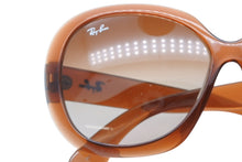 Load image into Gallery viewer, Ray-Ban レイバン サングラス JACKIE OHH Ⅱ ブラウン クリアブラウン アセテート プラスチック 717/13 RB4098 美品 中古 4b010775