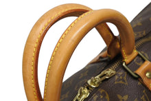 画像をギャラリービューアに読み込む, LOUIS VUITTON ルイヴィトン キーポル50 ボストンバッグ M41426 モノグラム PVC レザー モノグラム ゴールド金具 美品 中古 4b010790