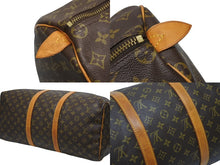 画像をギャラリービューアに読み込む, LOUIS VUITTON ルイヴィトン キーポル50 ボストンバッグ M41426 モノグラム PVC レザー モノグラム ゴールド金具 美品 中古 4b010790