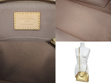 Load image into Gallery viewer, 極美品 LOUIS VUITTON ルイヴィトン アルマBB 2WAYハンドバッグ M90104 ゴールド モノグラム ゴールド金具 ヴェルニ 中古 4b010806