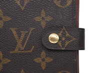 Load image into Gallery viewer, LOUIS VUITTON ルイヴィトン 手帳 アジェンダPM モノグラム R20005 ブラウン 美品 中古 4b010808