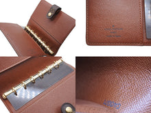 Load image into Gallery viewer, LOUIS VUITTON ルイヴィトン 手帳 アジェンダPM モノグラム R20005 ブラウン 美品 中古 4b010808