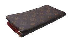 画像をギャラリービューアに読み込む, LOUIS VUITTON ルイヴィトン ポルトフォイユ アンソリット 長財布 M60249 モノグラムキャンバス ブラウン レッド 美品 中古 4b010809