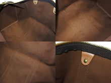 画像をギャラリービューアに読み込む, LOUIS VUITTON ルイヴィトン モノグラム キーポル45 ボストンバッグ M41428 PVC ヌメ革 ブラウン ゴールド金具 美品 中古 4b010817
