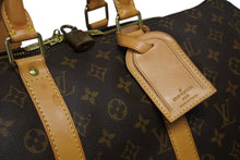 画像をギャラリービューアに読み込む, LOUIS VUITTON ルイヴィトン モノグラム キーポル45 ボストンバッグ M41428 PVC ヌメ革 ブラウン ゴールド金具 美品 中古 4b010817