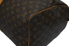 Load image into Gallery viewer, LOUIS VUITTON ルイヴィトン キーポル55 ボストンバッグ M41424 モノグラム PVC ヌメ革 ブラウン 美品 中古 4b010839