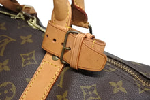 Load image into Gallery viewer, LOUIS VUITTON ルイヴィトン キーポル55 ボストンバッグ M41424 モノグラム PVC ヌメ革 ブラウン 美品 中古 4b010839