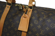 Load image into Gallery viewer, LOUIS VUITTON ルイヴィトン キーポル55 ボストンバッグ M41424 モノグラム PVC ヌメ革 ブラウン 美品 中古 4b010839
