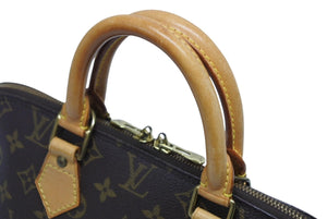 LOUIS VUITTON ルイ ヴィトン アルマPM ハンドバッグ M51130 モノグラム PVC ブラウン ゴールド金具 良品 中古 4b010840