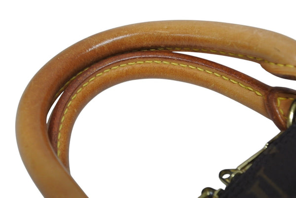 LOUIS VUITTON ルイ ヴィトン アルマPM ハンドバッグ M51130 モノグラム PVC ブラウン ゴールド金具 良品 中古 4b010840