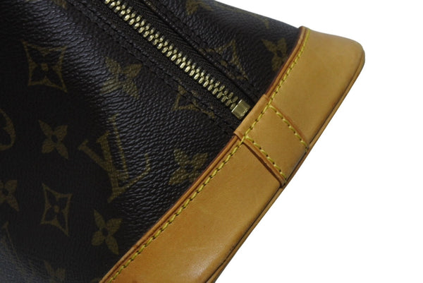 LOUIS VUITTON ルイ ヴィトン アルマPM ハンドバッグ M51130 モノグラム PVC ブラウン ゴールド金具 良品 中古 4b010840