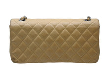 画像をギャラリービューアに読み込む, CHANEL シャネル マトラッセ25 ショルダーバッグ ココマーク ラムスキン ベージュ 9番台 シルバー金具 中古 4b010850