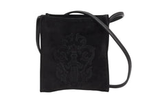 画像をギャラリービューアに読み込む, CHROME HEARTS クロムハーツ スクエアポケット ヴァインダガー ショルダーバッグ スエード 美品 中古 4b010871