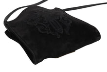 画像をギャラリービューアに読み込む, CHROME HEARTS クロムハーツ スクエアポケット ヴァインダガー ショルダーバッグ スエード 美品 中古 4b010871