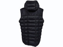 画像をギャラリービューアに読み込む, CHROME HEARTS クロムハーツ ナイロン ダウンベスト サイズL クロスボールボタン ダガージップ ブラック 美品 中古 4b010873