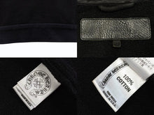 画像をギャラリービューアに読み込む, CHROME HEARTS クロムハーツ CHプラスパッチ スクロールラベル ダガージップ フードベスト サイズL ブラック 美品 中古 4b010875