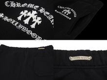 画像をギャラリービューアに読み込む, CHROME HEARTS クロムハーツ SAILIN ON ROCKER セメタリークロス スウェットパンツ サイズL ブラック 美品 中古 4b010880