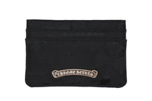 画像をギャラリービューアに読み込む, 新品未使用 CHROME HEARTS クロムハーツ DOUBLE SIDE ダブルサイド カードケース スクロールラベルロゴ シルバー925 総柄 中古 4b010883