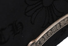 画像をギャラリービューアに読み込む, 新品未使用 CHROME HEARTS クロムハーツ DOUBLE SIDE ダブルサイド カードケース スクロールラベルロゴ シルバー925 総柄 中古 4b010883