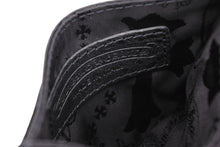 画像をギャラリービューアに読み込む, 新品未使用 CHROME HEARTS クロムハーツ DOUBLE SIDE ダブルサイド カードケース スクロールラベルロゴ シルバー925 総柄 中古 4b010883