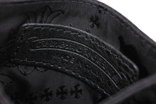 画像をギャラリービューアに読み込む, 新品未使用 CHROME HEARTS クロムハーツ DOUBLE SIDE ダブルサイド カードケース スクロールラベルロゴ シルバー925 総柄 中古 4b010883