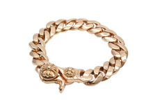 画像をギャラリービューアに読み込む, 極美品 CHROME HEARTS クロムハーツ 18LINK 22K SMALL CLSC CHN LNK ゴールドブレスレット 重量約164g 中古 4a003442