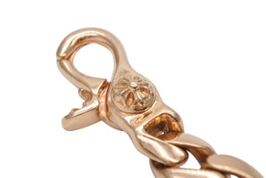 極美品 CHROME HEARTS クロムハーツ 18LINK 22K SMALL CLSC CHN LNK ゴールドブレスレット 重量約164g 中古 4b010885