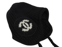 Load image into Gallery viewer, 新品未使用 CHANEL シャネル ココ フライトキャップ パイロットキャップ AAB271 カシミヤ シルク 中古 4b010891