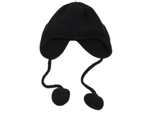 Load image into Gallery viewer, 新品未使用 CHANEL シャネル ココ フライトキャップ パイロットキャップ AAB271 カシミヤ シルク 中古 4b010891