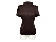Load image into Gallery viewer, 極美品 PLEATS PLEASE ISSEY MIYAKE プリーツプリーズ イッセイミヤケ プリーツ カットソー ブラウン PP81-JK189 サイズ3 中古 4b010938