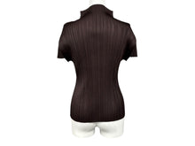 Load image into Gallery viewer, 極美品 PLEATS PLEASE ISSEY MIYAKE プリーツプリーズ イッセイミヤケ プリーツ カットソー ブラウン PP81-JK189 サイズ3 中古 4b010938