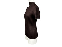 Load image into Gallery viewer, 極美品 PLEATS PLEASE ISSEY MIYAKE プリーツプリーズ イッセイミヤケ プリーツ カットソー ブラウン PP81-JK189 サイズ3 中古 4b010938